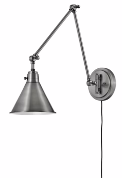 Arti 1-Light Wall Sconce In Polished Antique Nickel