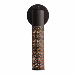 Ash LED Wall Sconce in Black