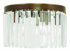 Ashton 4-Light Ceiling Mount in Hand Applied Palacial Bronze