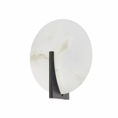 Asteria 1-Light LED Wall Sconce in Black Brass