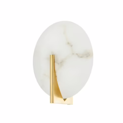 Asteria 1-Light LED Wall Sconce in Vintage Brass