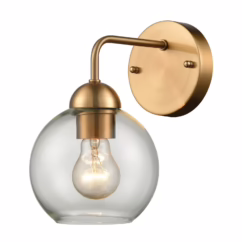Astoria 1-Light Wall Sconce in Satin Gold