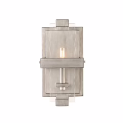 Astoria 13" Wall Sconce in Moon Silver