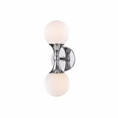 Astoria 2-Light 14" Wall Sconce in Polished Chrome