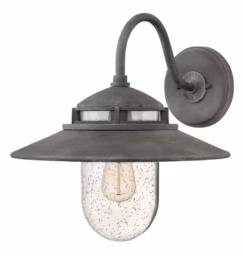 Atwell 1-Light Outdoor Light In Aged Zinc