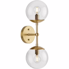 Atwell 2-Light Wall Sconce in Brushed Bronze