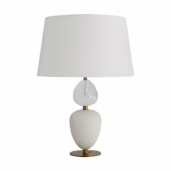 Aubrey 1-Light Table Lamp in White