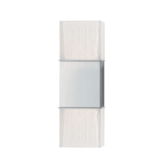 Aurora 2-Light Wall Sconce in Polished Chrome