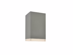 Avenue Outdoor 1-Light LED Outdoor Flushmount in Silver