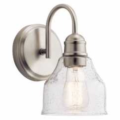 Avery 9" Wall Sconce in Brushed Nickel