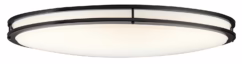 Avon 18 Inch LED Thin Flush Mount Ceiling Light in Olde Bronze