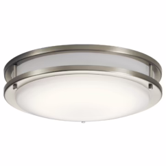Avon LED Flush Mount Ceiling Light in Brushed Nickel