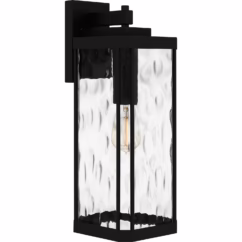 Balchier 1-Light Outdoor Wall Mount in Matte Black