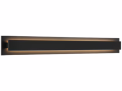 Baretta 2-Light LED Wall Sconce in Black