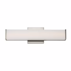 Baritone 1-Light LED Bathroom Vanity Light Vanity in Polished Chrome