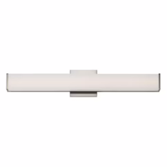 Baritone 1-Light LED Bathroom Vanity Light Vanity in Polished Chrome