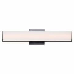 Baritone 1-Light LED Bathroom Vanity Light Vanity in Satin Nickel