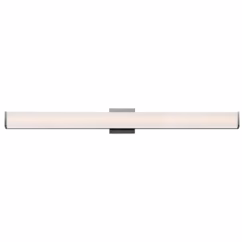 Baritone 1-Light LED Bathroom Vanity Light Vanity in Satin Nickel