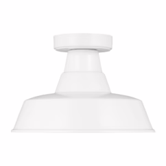 Barn Light Outdoor Ceiling Light in White
