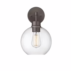 Basin 1-Light Outdoor Wall Sconce In Powder Coat Bronze
