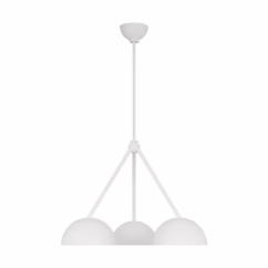Beaunay 3-Light Chandelier in Cast Plaster