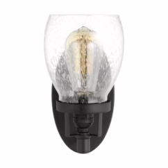 Belton Bathroom Vanity Light in Midnight Black