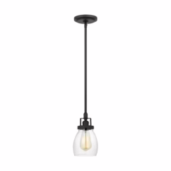 Belton Mini Pendant in Midnight Black