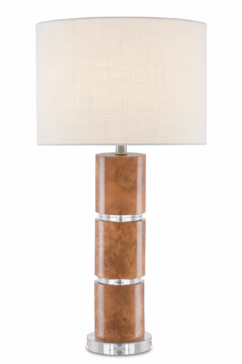 Birdseye 1-Light Table Lamp in Birdseye Maple Veneer