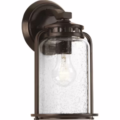 Botta 1-Light Wall Lantern in Antique Bronze