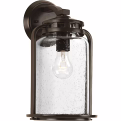 Botta 1-Light Wall Lantern in Antique Bronze