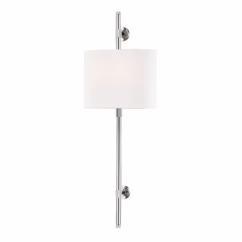 Bowery Wall Sconce in Polished Nickel