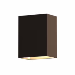 Box 4.5" LED Wall Sconce in Textured Bronze