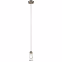 Braelyn 3.75" Mini Pendant in Classic Pewter