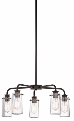 Braelyn 5-Light Chandelier in Olde Bronze