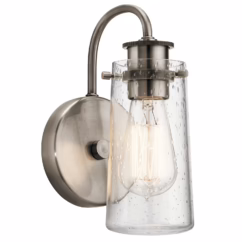 Braelyn 9.5" Wall Sconce in Classic Pewter