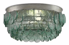Braithwell Ceiling Light in Silver Leaf