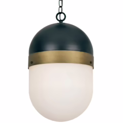 Brian Patrick Flynn for Capsule 21" Pendant Light in Black And Gold