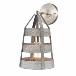 Brigantine 1-Light Wall Sconce in Weathered Driftwood