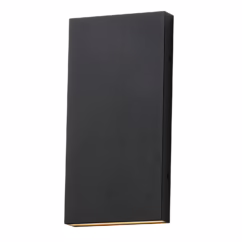 Brik 2-Light LED Wall Sconce in Black