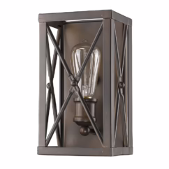 Brooklyn 1-Light Oil-Rubbed Bronze Sconce