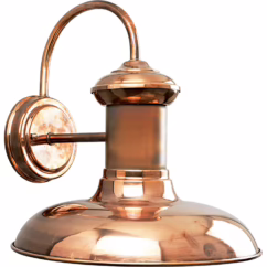 Brookside 1-Light Wall Lantern in Cognac