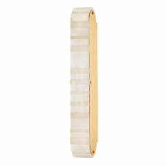 Budapest 1-Light LED Wall Sconce in Vintage Brass