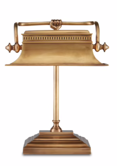 Bunny Williams 1-Light Table Lamp in Vintage Brass