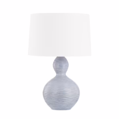 Cairns 1-Light Table Lamp in Aged Brass