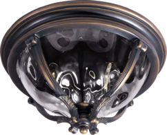 Camden VX 3-Lt 8.5" Outdoor Ceiling Mt, Bronze