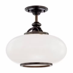 Canton Ceiling Light in Old Bronze