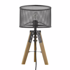 Capprice 1-Light Matte Black Table Lamp