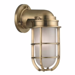 Carson 10" Wall Sconce in Aged Brass