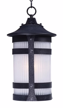 Casa Grande 18.5" Outdoor Hanging Lantern in Anthracite