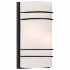 Cassi 2-Light LED Wall Sconce in Matte Black
